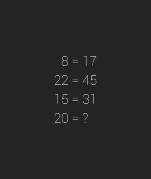 Solution Math Riddles Niveau 22