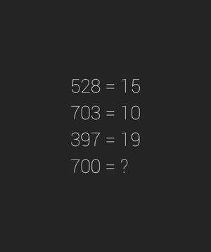 Solution Math Riddles Niveau 66