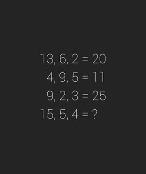 Solution Math Riddles Niveau 72